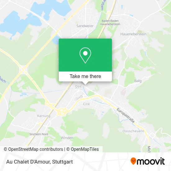 Au Chalet D'Amour map