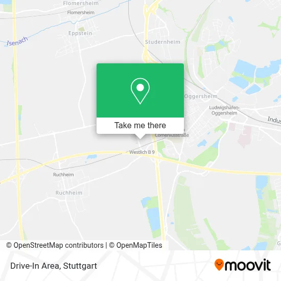 Drive-In Area map