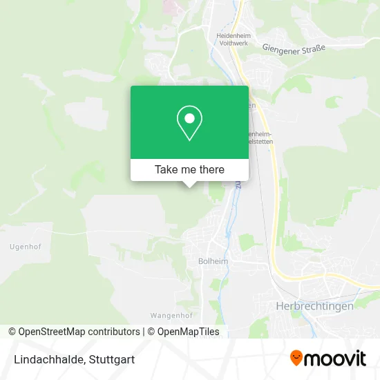 Lindachhalde map