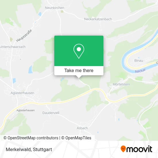 Merkelwald map