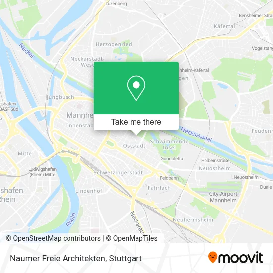 Naumer Freie Architekten map