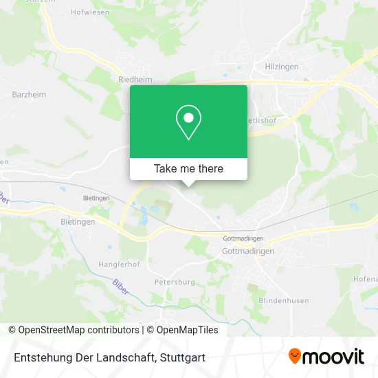 Entstehung Der Landschaft map