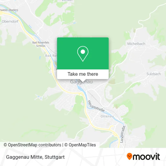 Gaggenau Mitte map