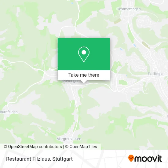 Restaurant Filzlaus map