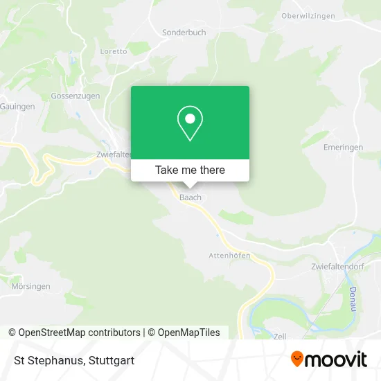 St Stephanus map