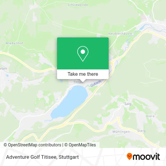 Adventure Golf Titisee map