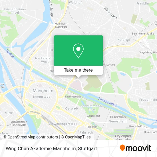 Wing Chun Akademie Mannheim map