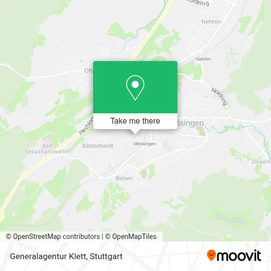 Generalagentur Klett map