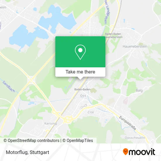 Motorflug map