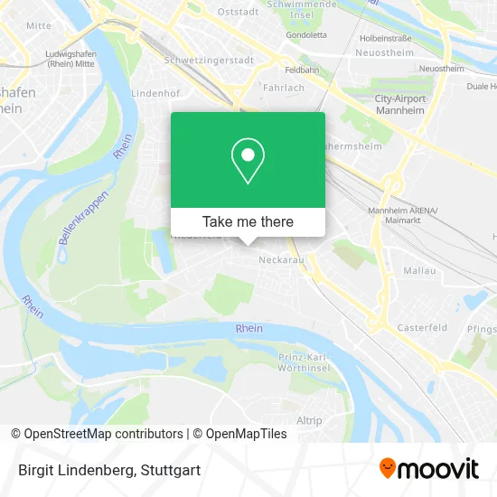 Birgit Lindenberg map