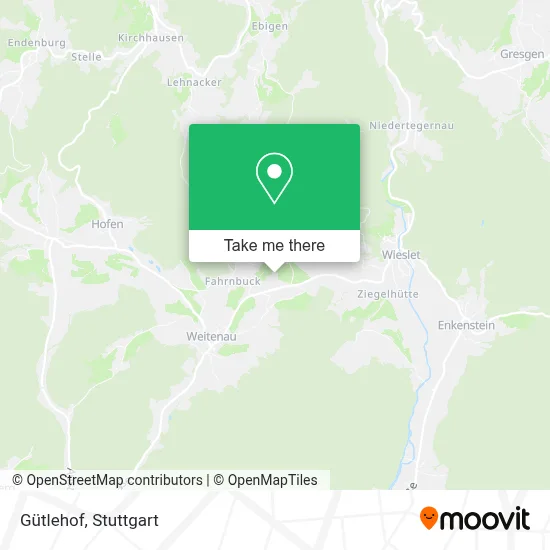Gütlehof map