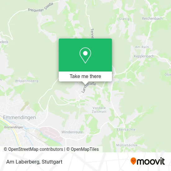 Am Laberberg map