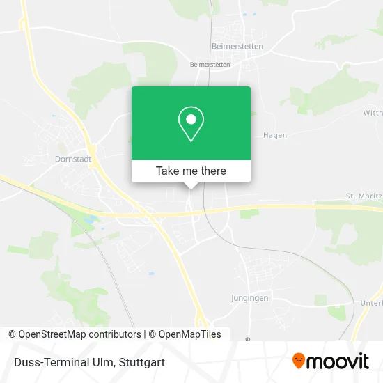 Duss-Terminal Ulm map