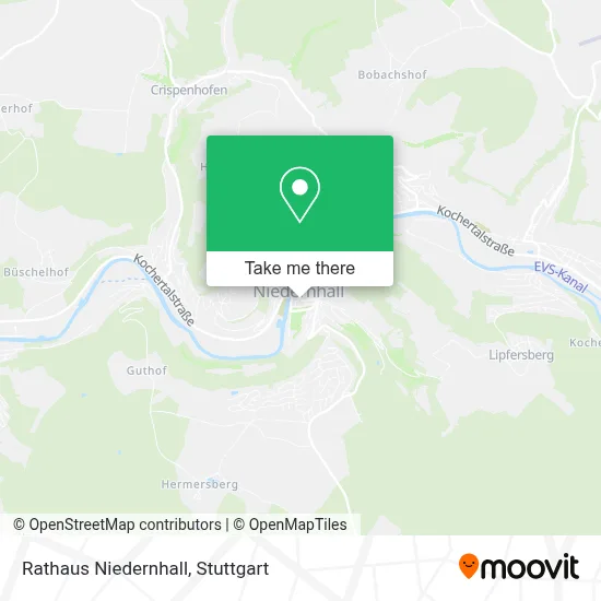 Rathaus Niedernhall map