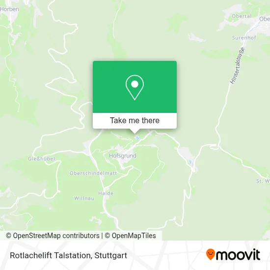 Rotlachelift Talstation map