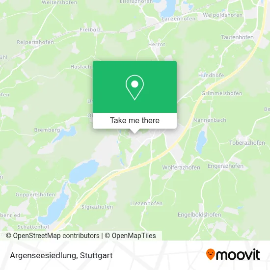 Argenseesiedlung map