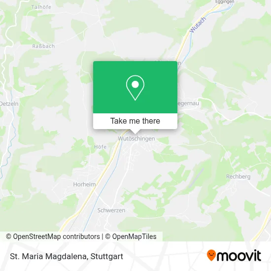 St. Maria Magdalena map