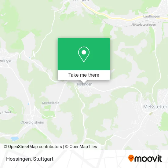 Hossingen map