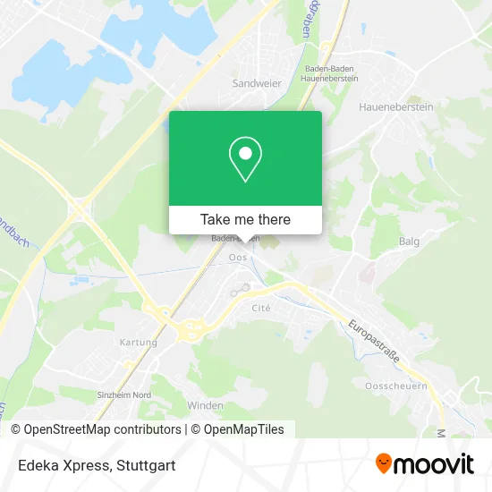 Edeka Xpress map
