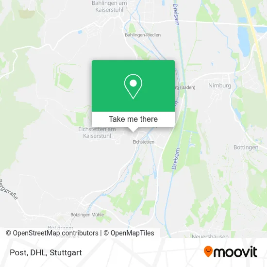 Post, DHL map