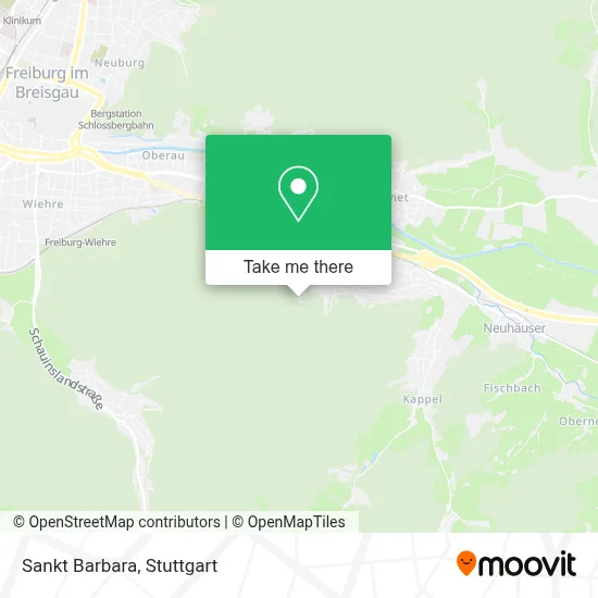 Sankt Barbara map
