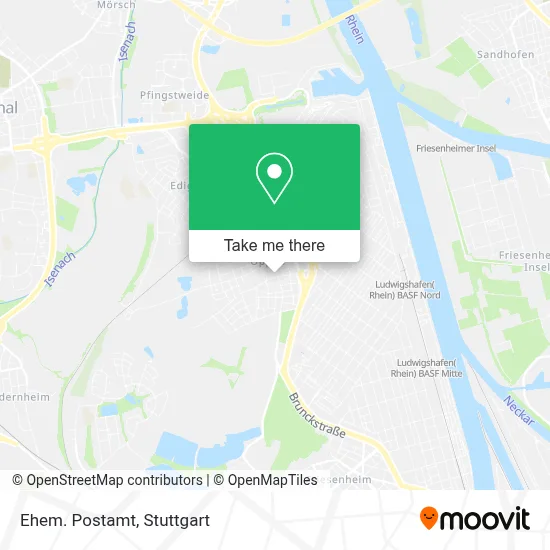 Ehem. Postamt map