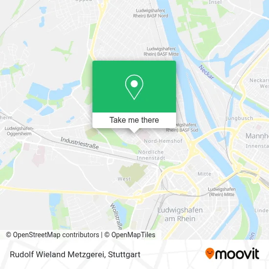 Rudolf Wieland Metzgerei map