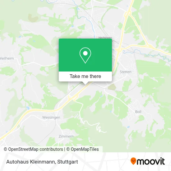 Autohaus Kleinmann map