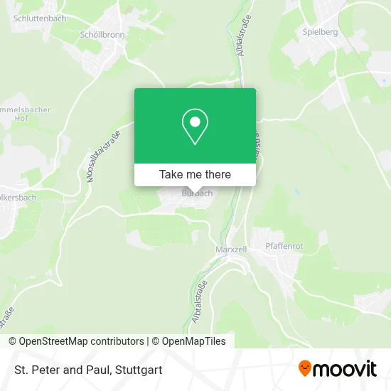 St. Peter Und Paul map