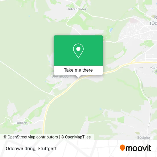 Odenwaldring map