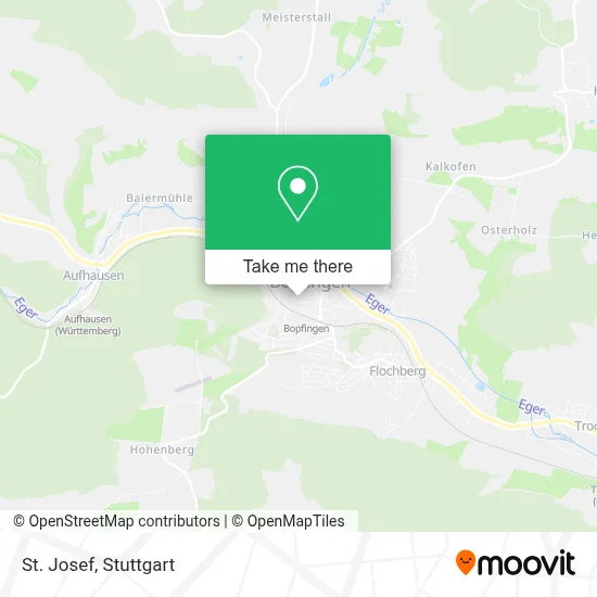 St. Josef map