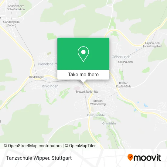 Tanzschule Wipper map