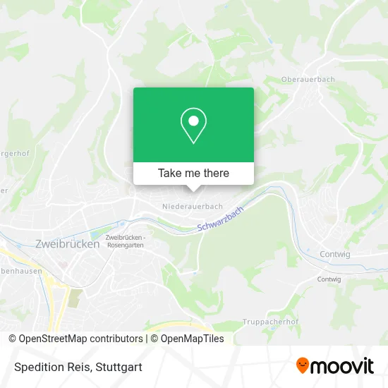 Spedition Reis map