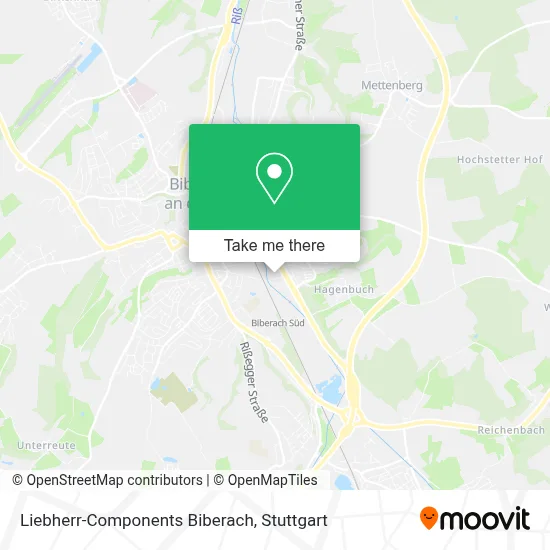 Liebherr-Components Biberach map