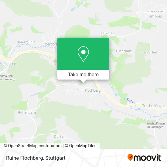 Ruine Flochberg map