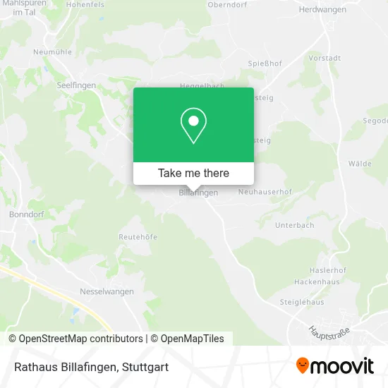 Rathaus Billafingen map