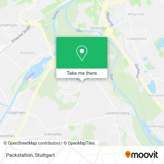 Packstation map