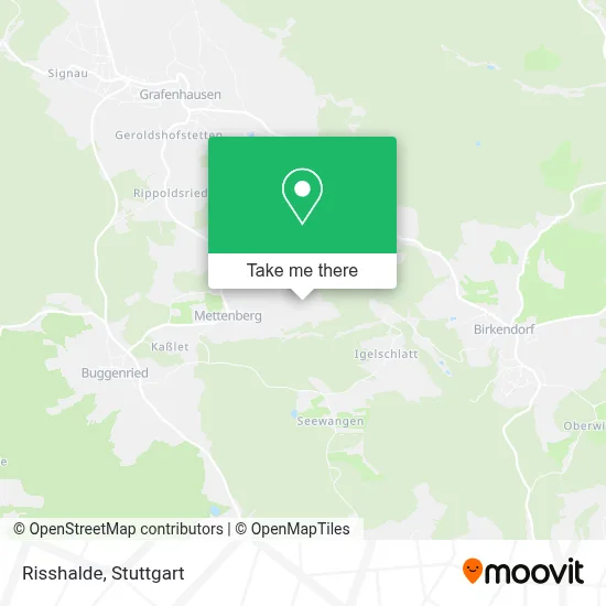 Risshalde map