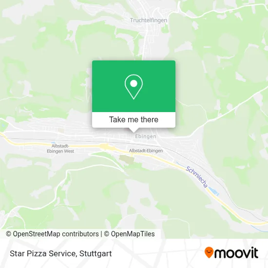 Star Pizza Service map