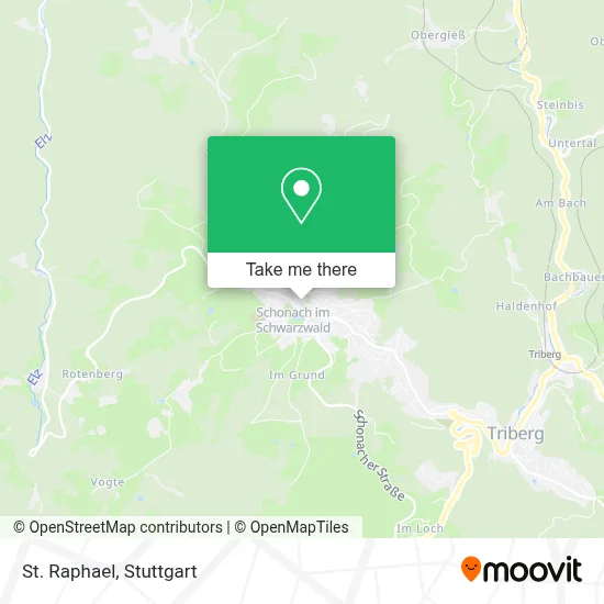St. Raphael map