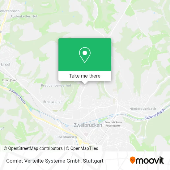 Comlet Verteilte Systeme Gmbh map