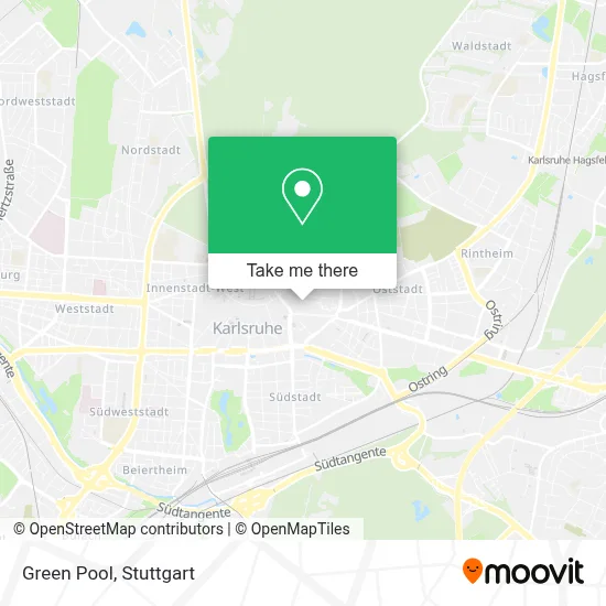 Green Pool map