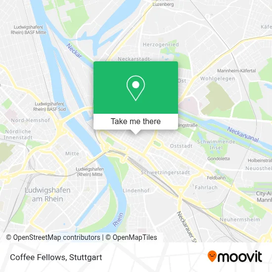 Coffee Fellows map