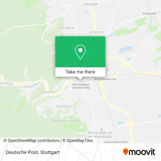 Deutsche Post map