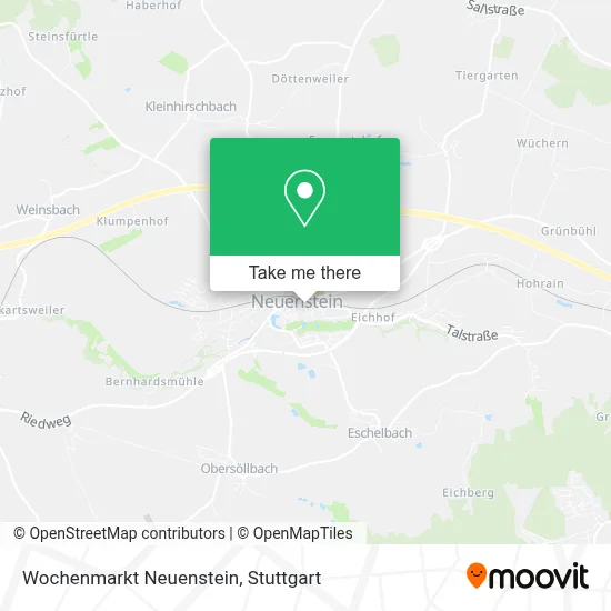 Wochenmarkt Neuenstein map