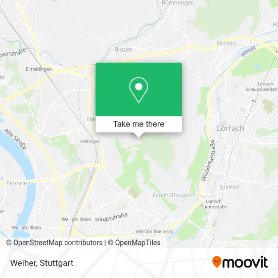 Weiher map