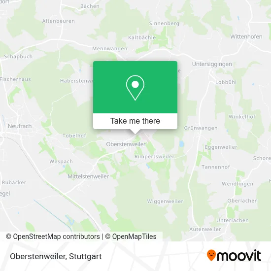 Oberstenweiler map
