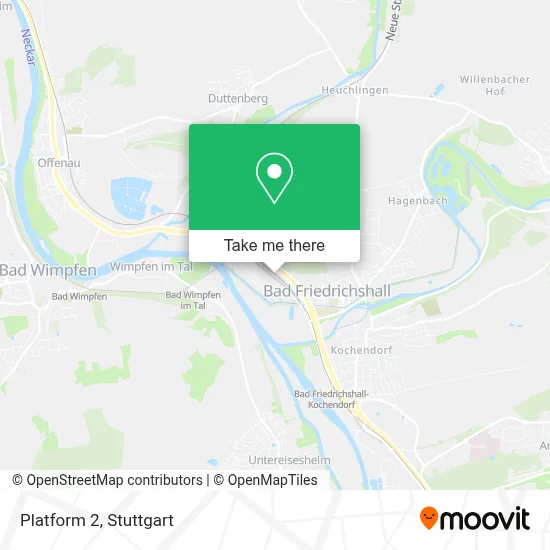 Bahnsteig 2 map