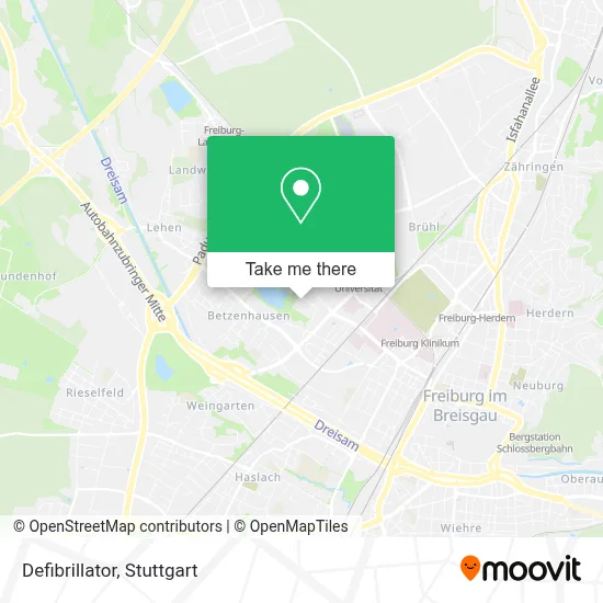 Defibrillator map
