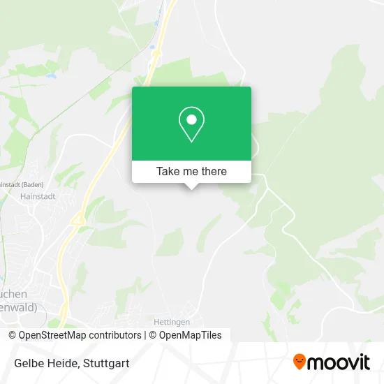 Gelbe Heide map